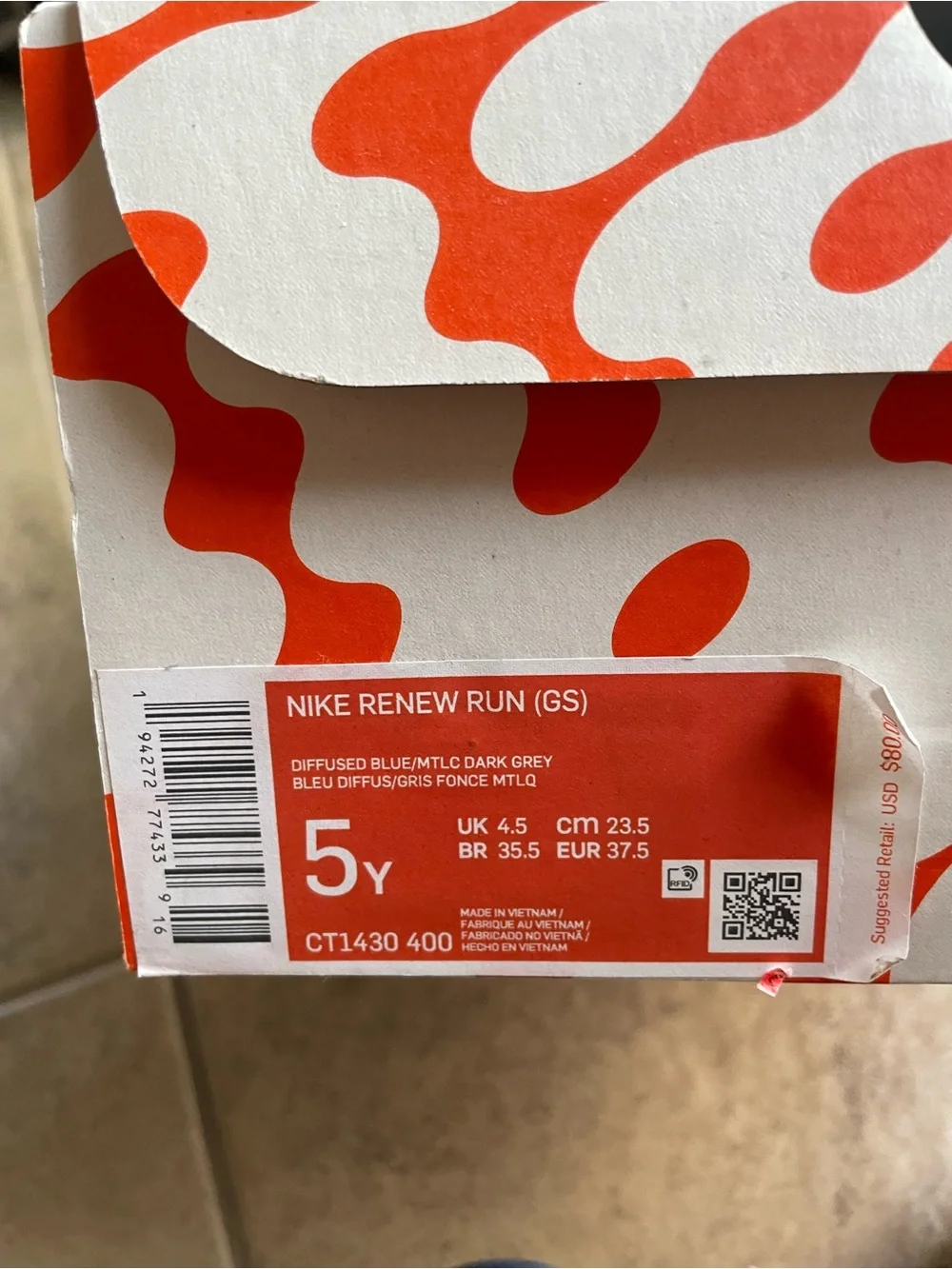 Nike Renew Running Shoes • Size Y5